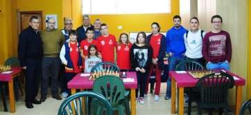 Familia del club teldense (Foto Telde Los Llanos)