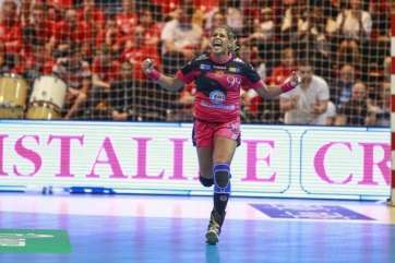 Marta Mangué, en un partido del Fleury (Foto Catherine Steenkeste)