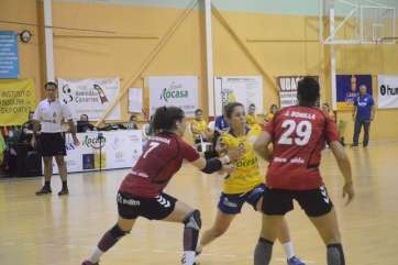 Imagen del último partido del Rocasa en Telde (Foto TA)