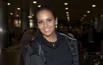 Cristina Pedroche, anoche en Gando (Foto José Manuel García)