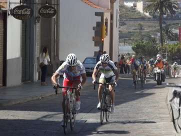 Imagen de archivo de una prueba ciclista en Telde (Foto TA)