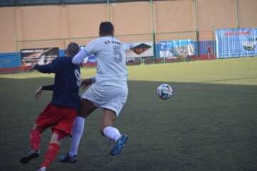 Imagen del partido contra el Ibarra (Foto TA)