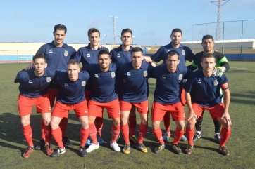 Formación reciente de la UD Telde (Foto TA)