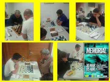 Recreación de los ajedrecistas que participaron en el torneo (Foto Telde Los Llanos)