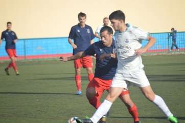 Imagen de archivo de un partido de la UD Telde (Foto TA)