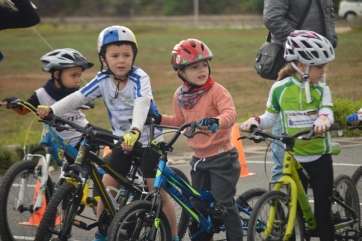 Imagen de salida de la primera prueba celebrada en Telde (Foto TA)