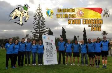 Cartel de la competición y del club de Atletismo Atlefulca (Foto TA)