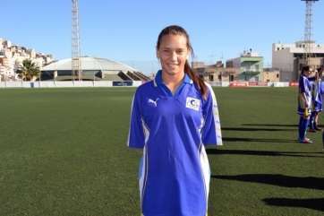 Imagen de archivo de Nayara Aguiar con la selección canaria (Foto TA)