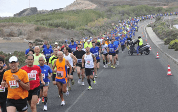Pasada edición de la Media Maratón del Mando Aéreo de Canarias (Foto de archivo de TA)