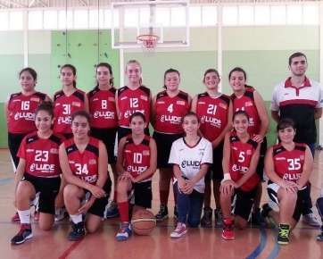 Formación del Lude Básket Tara (Foto CD Básket Tara)