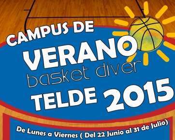 Cartel oficial del campus veraniego (Foto Básket Diver Canarias)