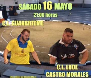 Cartel de la luchada (Foto CL Castro Morales)