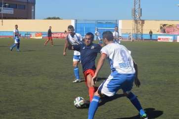 Imagen del encuentro contra el Marino (Foto TA)