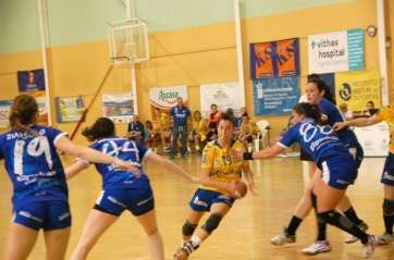 Imagen del partido de este sábado en Telde (Foto TA)