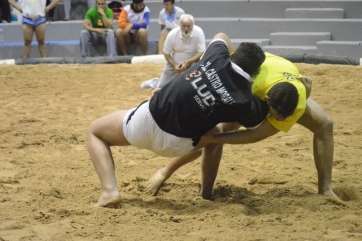 Luchada cadete en el VII Memorial Juan León Suárez (Foto TA)