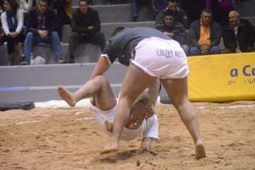 Imagen reciente de un envite del Castro Morales (Foto TA)