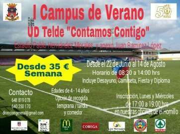 Cartel del I Campus de Verano 