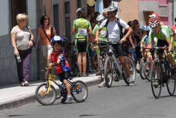 Imagen de archivo de una prueba de ciclismo en San Juan (Foto TA)
