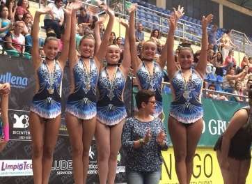 Uno de los equipos del Attenya se sube al podio (Foto Attenya-Telde)