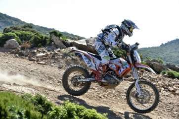 El piloto teldense Javier Rodríguez durante la prueba (Foto cedida)