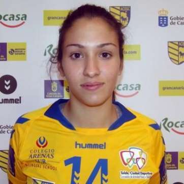 La jugadora del Rocasa Gran Canaria ACE, Carmen Delia Simón Suárez (Foto CB Remudas)