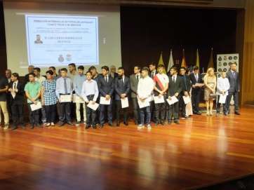 Imagen del acto celebrado por el colectivo arbitral de Las Palmas (Foto FIFLP)