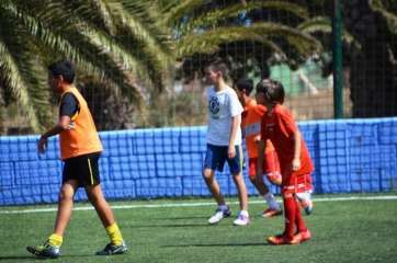 Partido de fútbol de jugadores alevines (Foto TA)