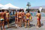 Evento deportivo de Waterpolo en la playa de Melenara (Foto TA)