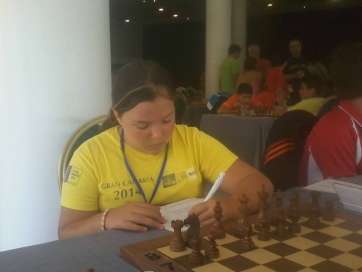 Jenny Sanabria se metió entre las 15 primeras (Foto Telde Los Llanos)