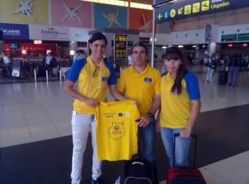 Estefanía Ramírez -i-, en una imagen de archivo (Foto CLO Cubarias)