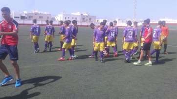 El equipo cadete de la UD Telde (Foto TA)