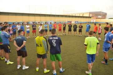Imagen panorámica del primer entrenamiento (Foto TA)