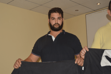 Jaime Rivero, durante la prsentación de Fafi Martín (Foto TA)