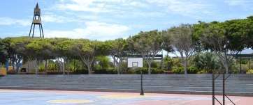 Imagen de las canchas deportivas del parque de San Juan (Foto TA)