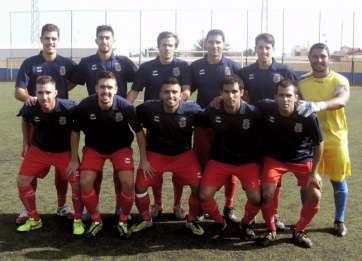 Imagen de archivo de una formación de la UD Telde (Foto TA)