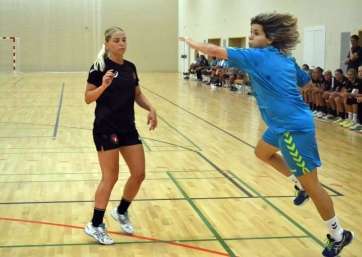 María Luján, en el partido del jueves (Foto CB Remudas IGC)