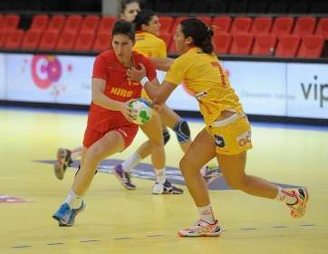 Imagen del encuentro de España contra Rumanía (Foto RFEBM)