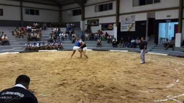 Imagen de la luchada entre el Castro Morales y el Unión Sardina (Foto TA)