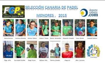 Selección canaria de pádel (Foto TA)
