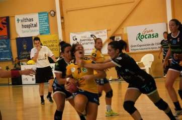 Imagen de archivo de un partido del Rocasa GC ACE (Foto Miguel Suárez)