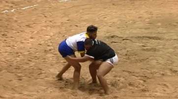 Momento de la luchada (Foto RTV-C)