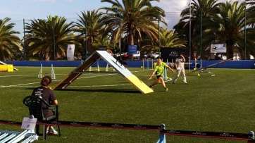 Momento de la actividad de este sábado en El Hornillo (Foto TA)