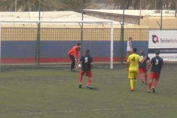 Imagen de archivo de un partido de la UD Telde en la presente temporada (Foto TA)