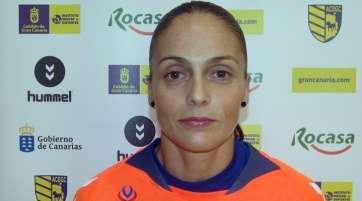Silvia Navarro, portera del Rocasa Gran Canaria ACE (Foto TA)