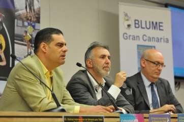El concejal de Deportes, Diego Ojeda, asistió a la presentación del festival (Foto TA)