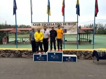 Podium en el polígono de Lomo Pollo, este fin de semana (Foto TA)