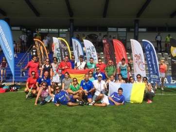 Imagen de una prueba anterior de Speedbádminton (Foto TA)