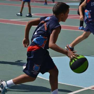 Imagen de archivo de un jugador del Baloncesto Telde (Foto TA)