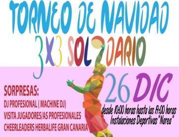 Cartel promocional del torneo solidario (Foto TA)