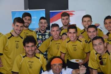 Jugadores del equipo de la UD Telde (Foto TA)
